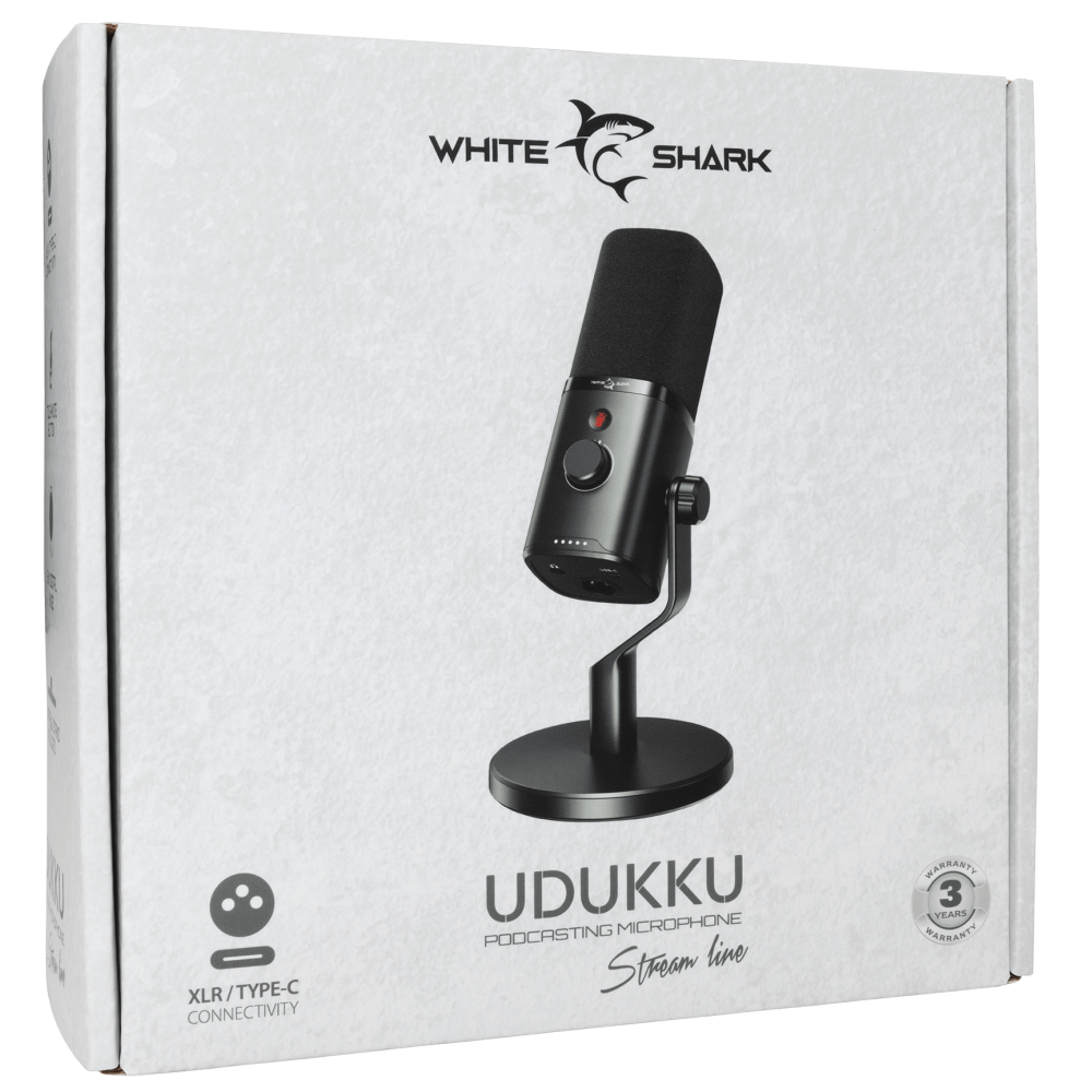 Microphone Gaming White Shark UDUKKU DSM-04 / NOIR
