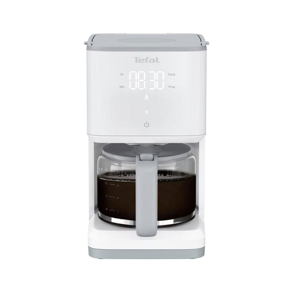 Machine à café TEFAL programmable 1,25 Litre SENSO / Blanc / CM693110