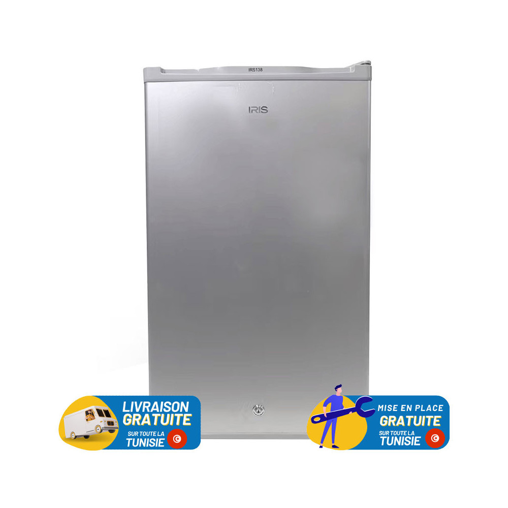 Mini Bar Iris IRIS De Frost Une Porte 138 Litres  / SILVER