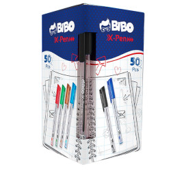 Pack 50 STYLO A BILLE BIBO...