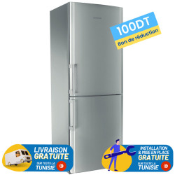 REFRIGERATEUR ARISTON NO FORST COMBINE 470 Litres / INOX + 100DT BON DE REDUCTION