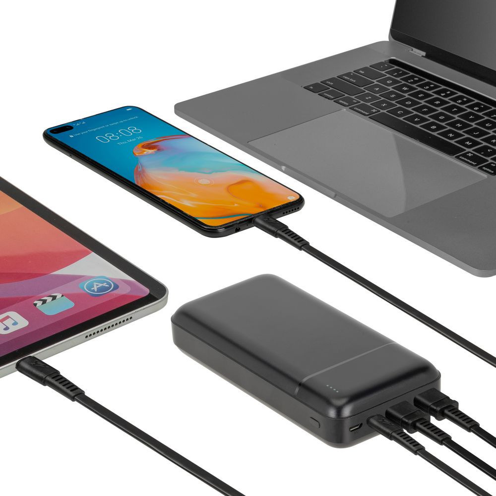 POWER BANK RIVACASE VA2102 (20000 mAh) QC/PD 22.5W  Black
