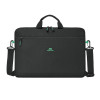 Sacoche Rivacase pour PC Portable 15.6" / 16" / Noir