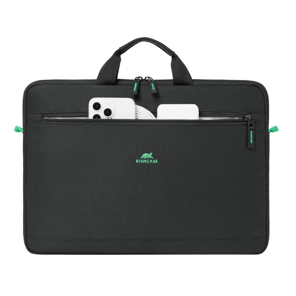 Sacoche Rivacase pour PC Portable 15.6" / 16" / Noir