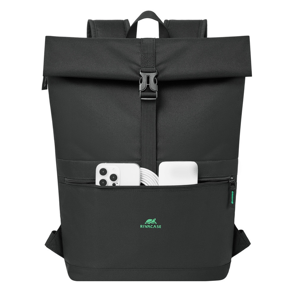 SAC à dos ECO Rolltop 15L RIVA 5567 noir