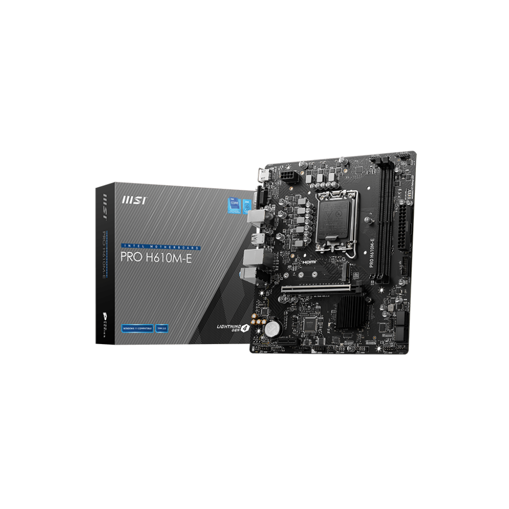 Carte mére MSI PRO H610M-E / mATX / DDR5