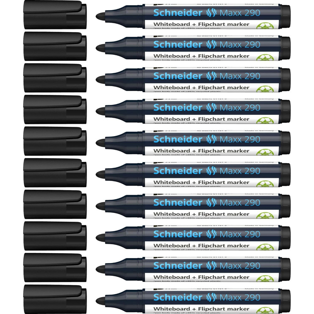 Pack de 10 Marqueur Schneider Maxx 290 / Noir