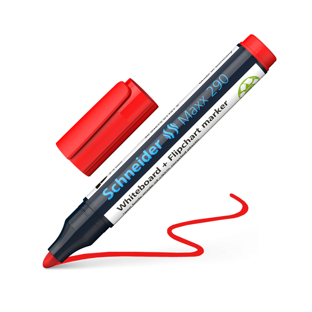 Pack de 10 Marqueur Schneider Maxx 290 / Rouge