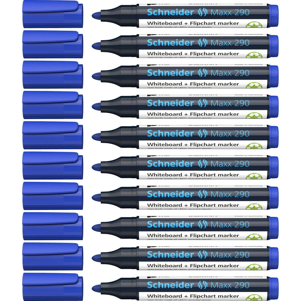 Pack de 10 Marqueur Schneider Maxx 290 / Bleu