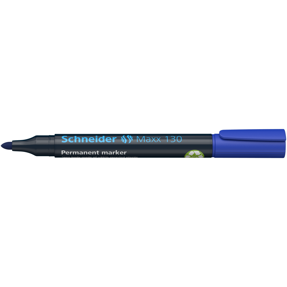 MARQUEUR PERMANENT MAX 130 POINTE CONIQUE / Bleu
