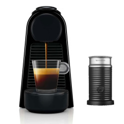Machine à Café NESPRESSO MINI ESSENZA NOIR  + machine Aercoccino