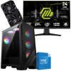 Setup Gamer SPECIAL Pc de Bureau Gaming / i5-14600KF / RTX 5070 12G / 32 Go Avec Écran Gaming MSI MAG 244F 24" Full HD IPS / 200 Hz