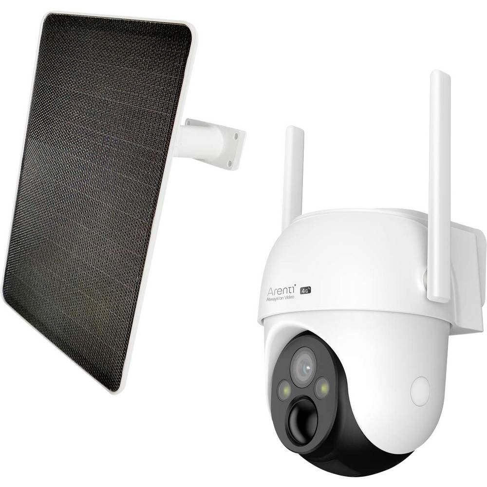 Bundle-GO3G+SP2 2K 3MP 4G Caméra extérieure à batterie avec alim solaire et sim