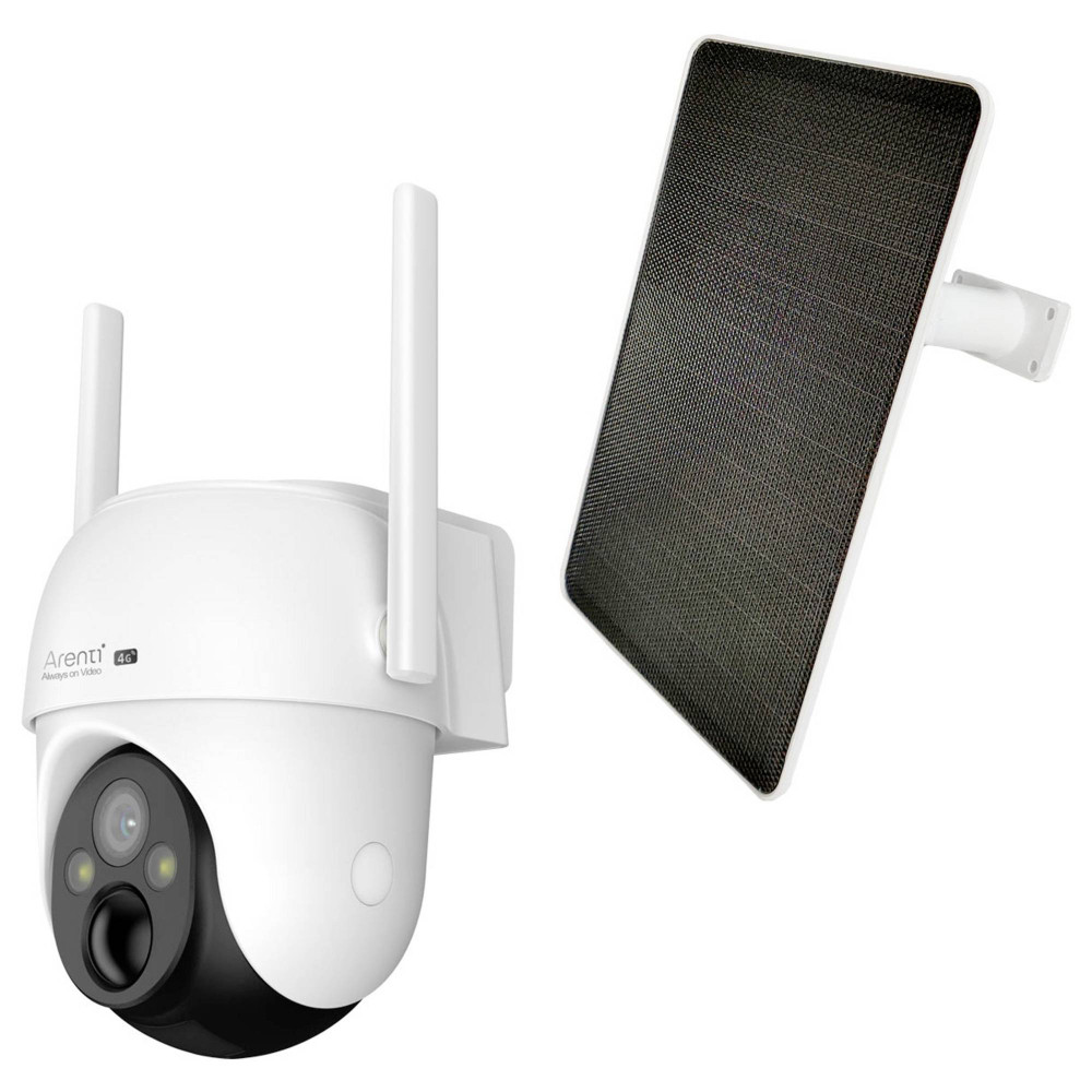 Bundle-GO3G+SP2 2K 3MP 4G Caméra extérieure à batterie avec alim solaire et sim