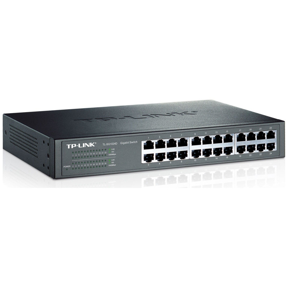 Switch rackable/de bureau 24 ports Gigabit