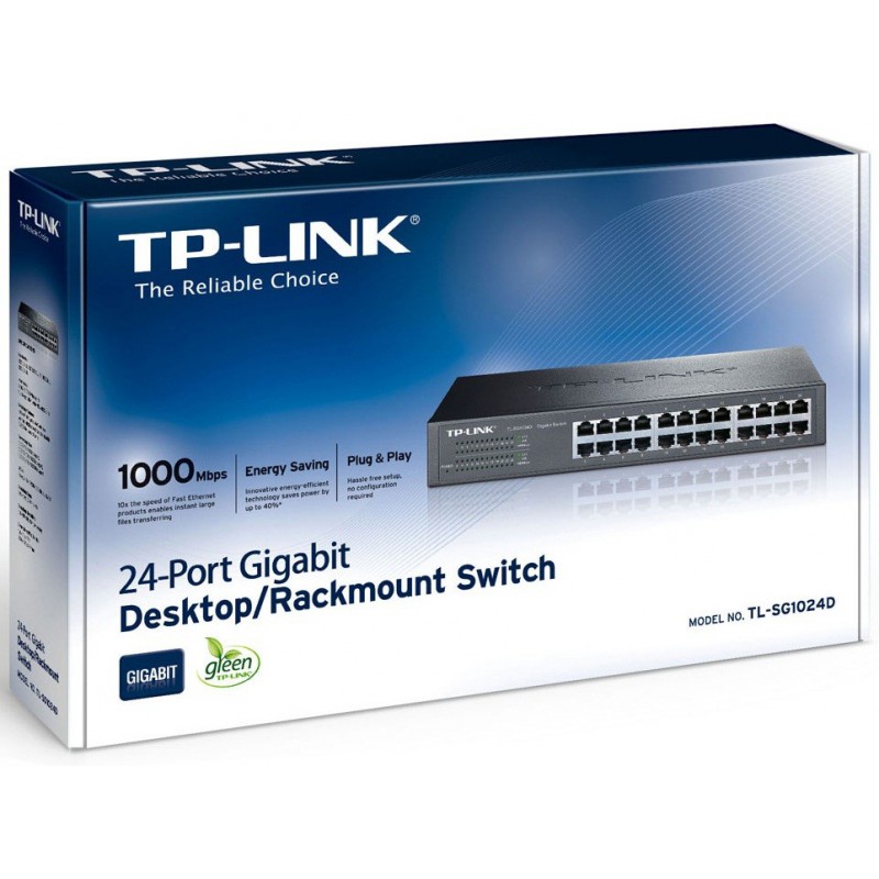 Switch rackable/de bureau 24 ports Gigabit