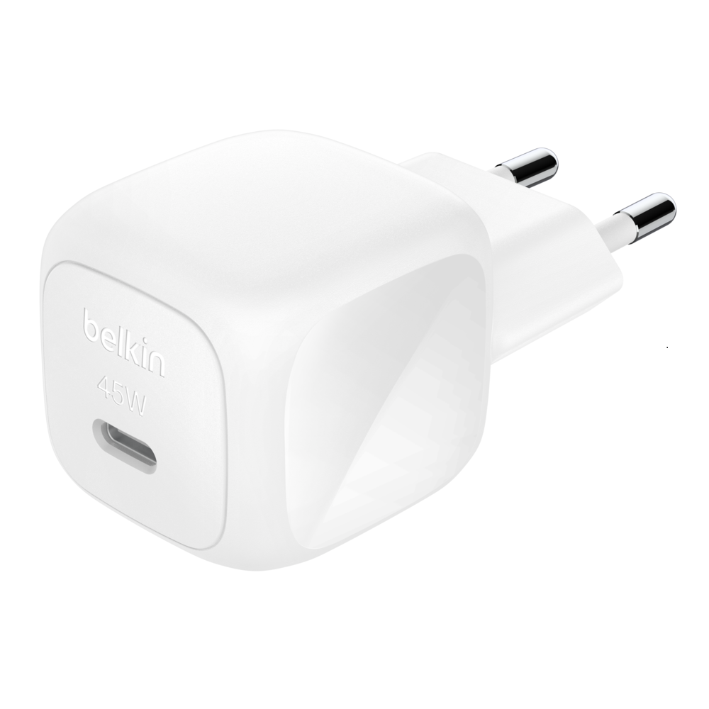 Chargeur secteur BELKIN BoostCharge USB-C compact 45 W BLANC
