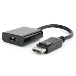 Cable adaptateur gembird DisplayPort to HDMI en blister / noir