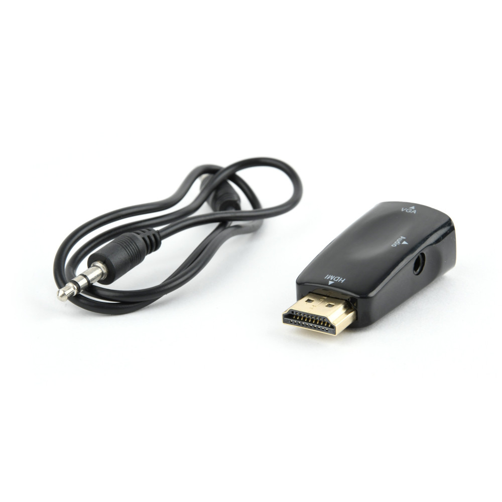 Adaptateur Gembird port HDMI vers VGA + AUDIO CABLE