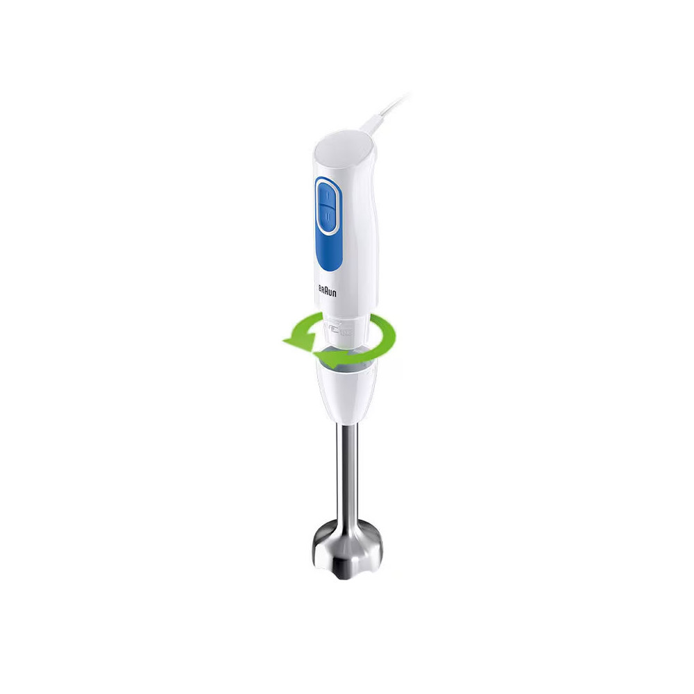 Mixeur Plongeant Braun 500ml / Blanc et Bleu / MQ20236M
