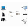 Adaptateur GEMBIRD actif HDMI 4K mâle vers DisplayPort femelle / noir