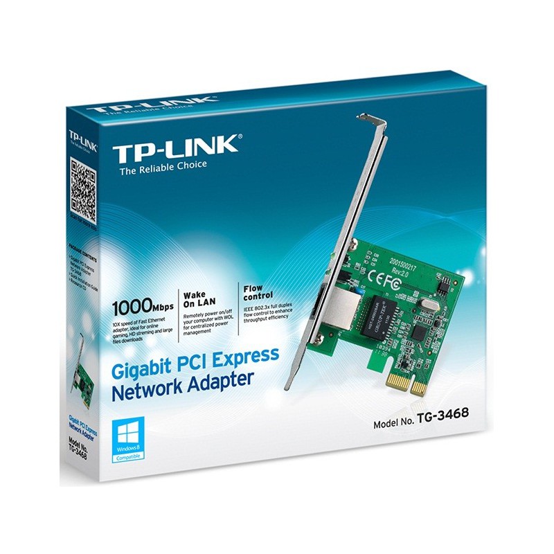 Carte Réseau Gigabit PCI Express X1 10/100/1000 