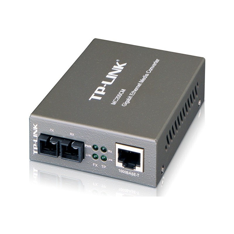 Convertisseur TP-Link RJ45 Gigabit cuivre vers fibre optique SC multimode