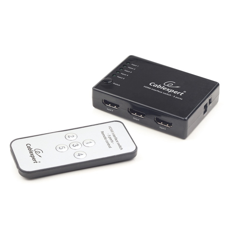 SWITCH HDMI 5 ports GEMBIRD