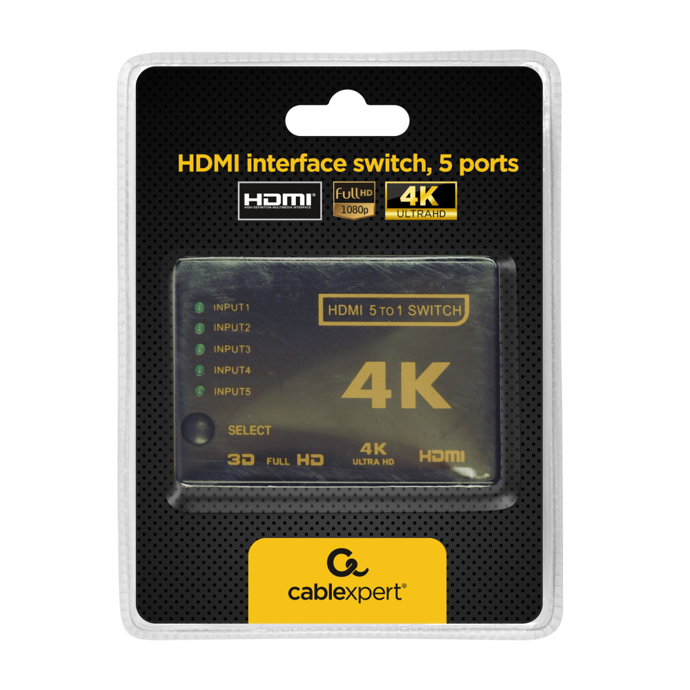 SWITCH HDMI 5 ports GEMBIRD