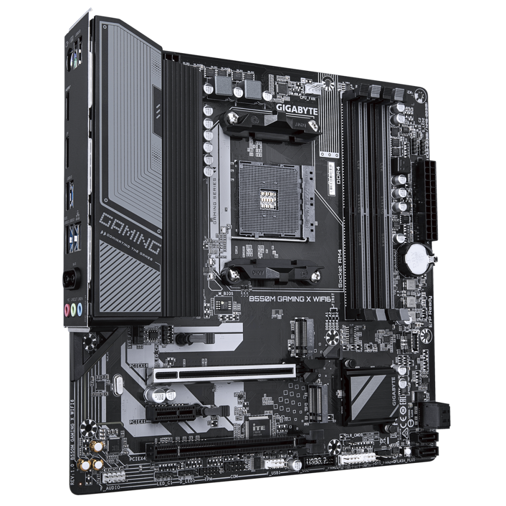 Carte mère Gigabyte B550M GAMING X WIFI6 / AM4 / Micro ATX / DDR4