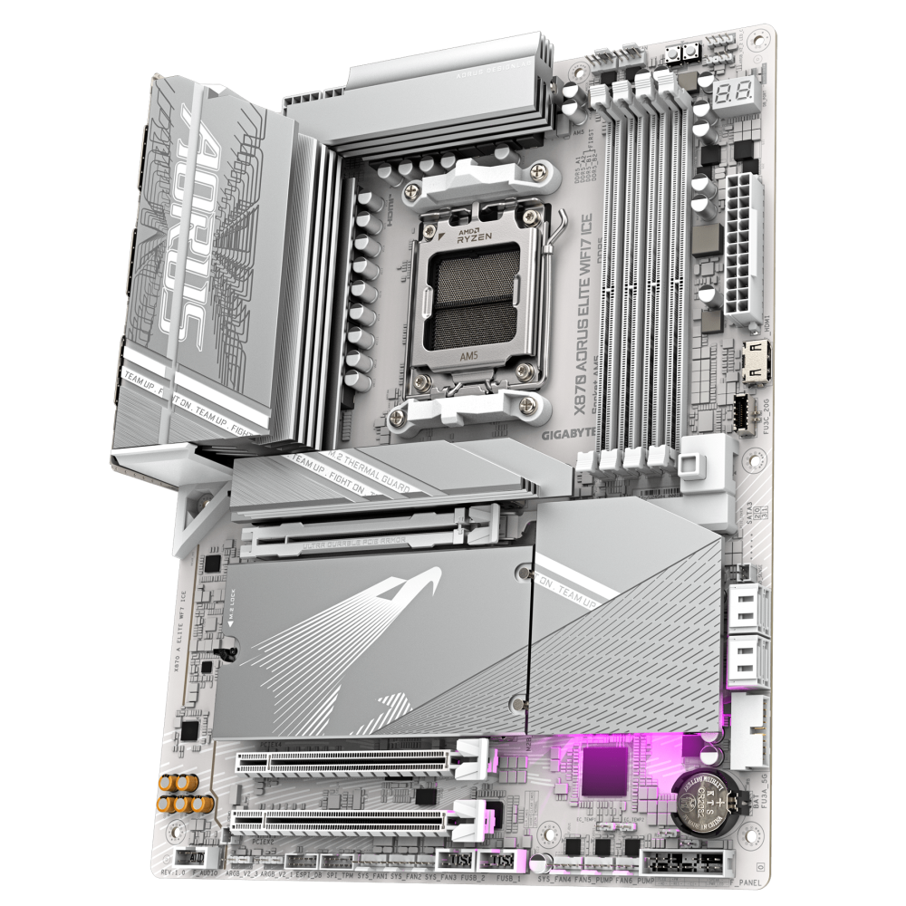 Carte Mère GIGABYTE X870 AORUS ELITE WIFI 7 ICE