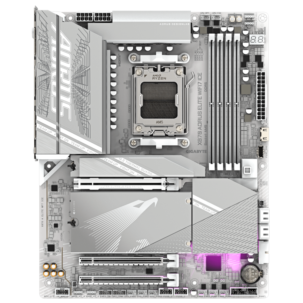 Carte Mère GIGABYTE X870 AORUS ELITE WIFI 7 ICE