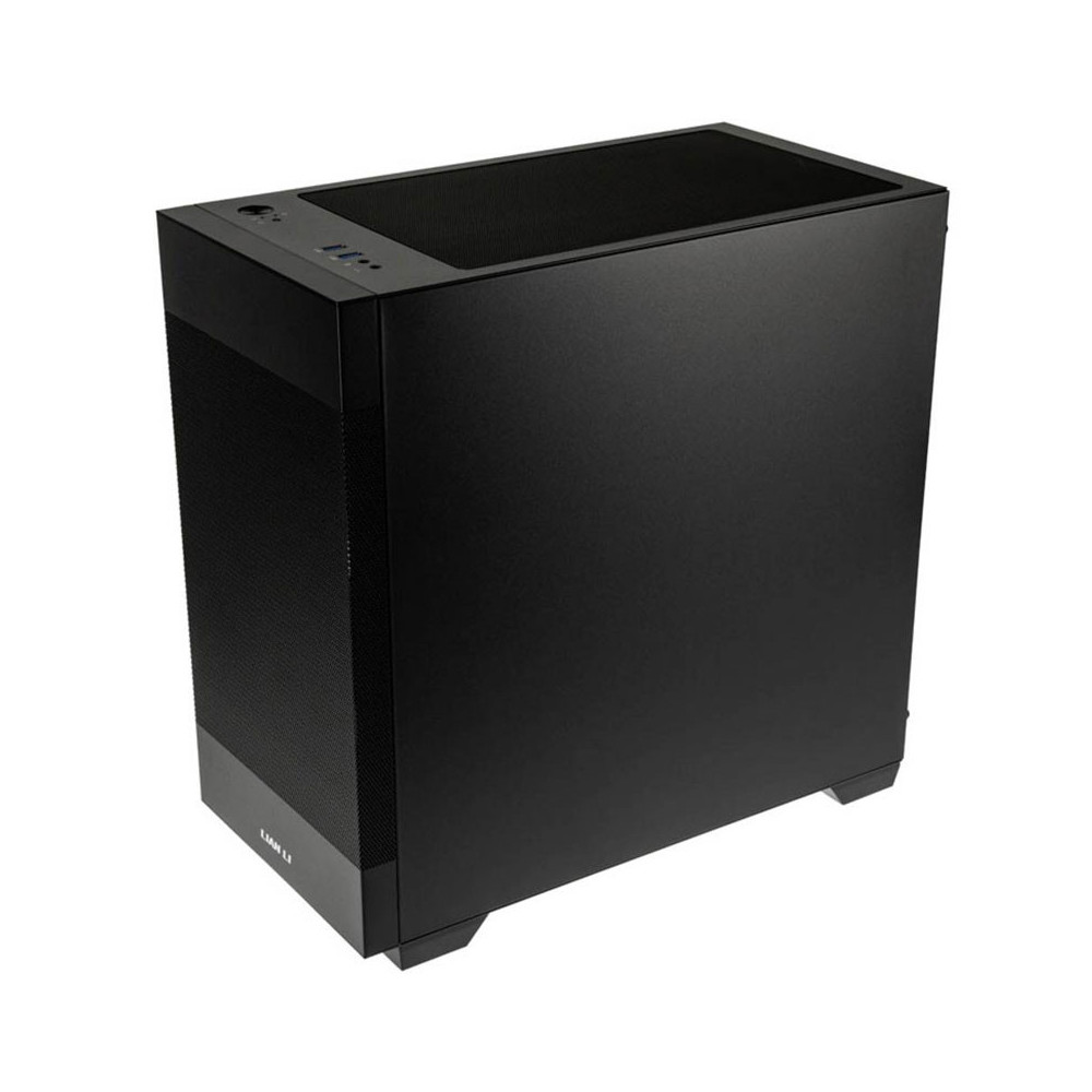 Boîtier Gaming Moyen Tour Lian-Li Lancool 205M Mesh / Micro-ATX / RGB / Avec Panneau Vitré / Noir