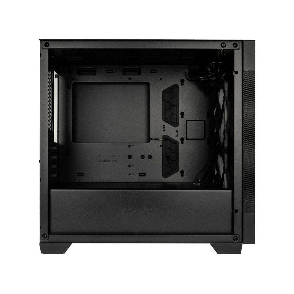 Boîtier Gaming Moyen Tour Lian-Li Lancool 205M Mesh / Micro-ATX / RGB / Avec Panneau Vitré / Noir
