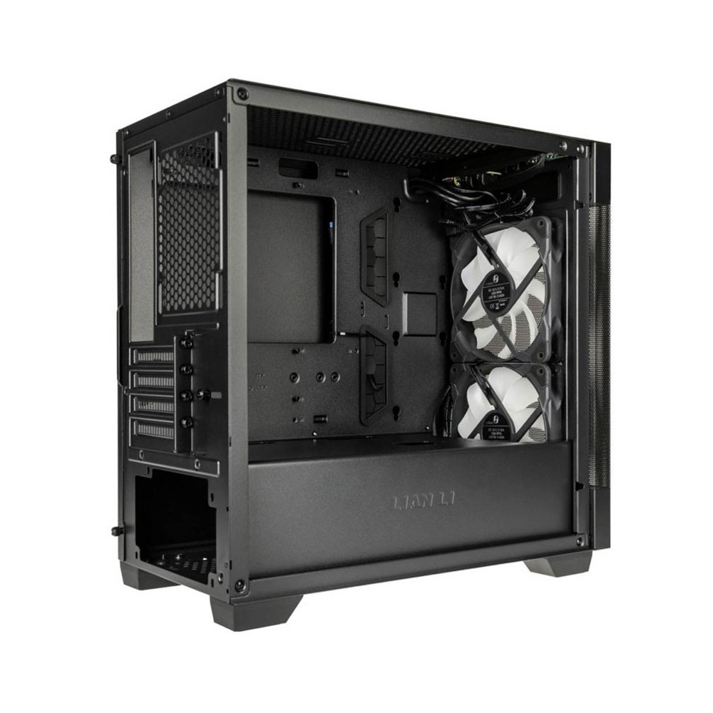Boîtier Gaming Moyen Tour Lian-Li Lancool 205M Mesh / Micro-ATX / RGB / Avec Panneau Vitré / Noir