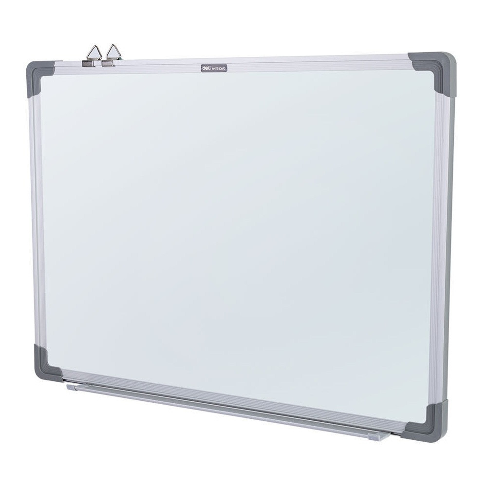 TABLEAU BLANC DELI MAGNETIQUE CADRE ALUUMINIUM / 45X60 CM