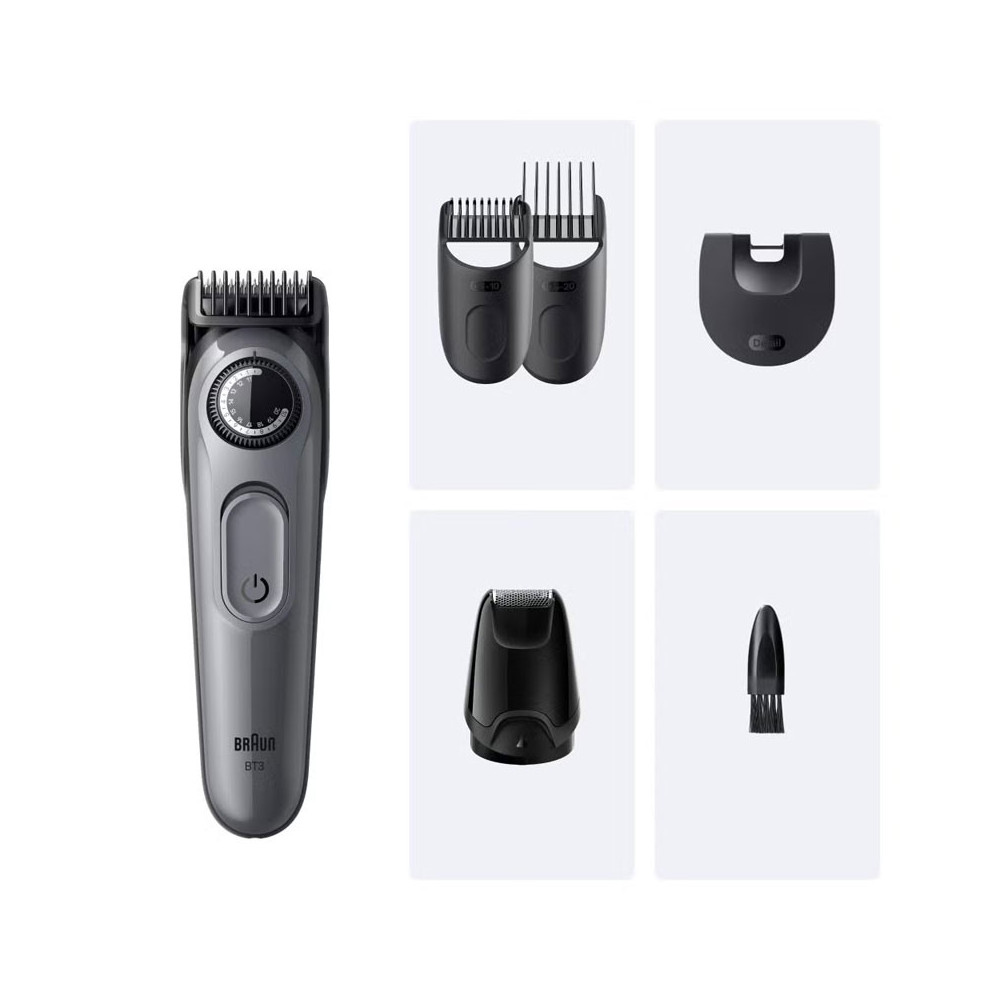 Tondeuse barbe BRAUN 4EN1 / Gris / BT3560