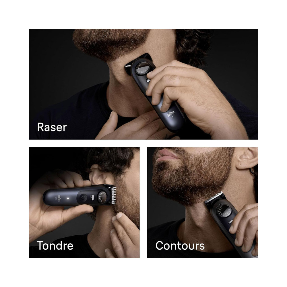 Tondeuse barbe BRAUN 7EN1 / Bleu / BT7520