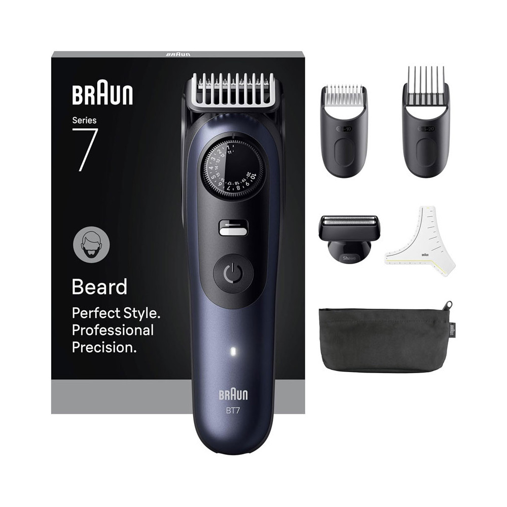Tondeuse barbe BRAUN 7EN1 / Bleu / BT7520