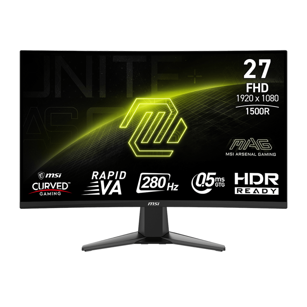 Écran Gaming Curved MSI MAG 276CXF 27" Full HD / 280 Hz / Noir