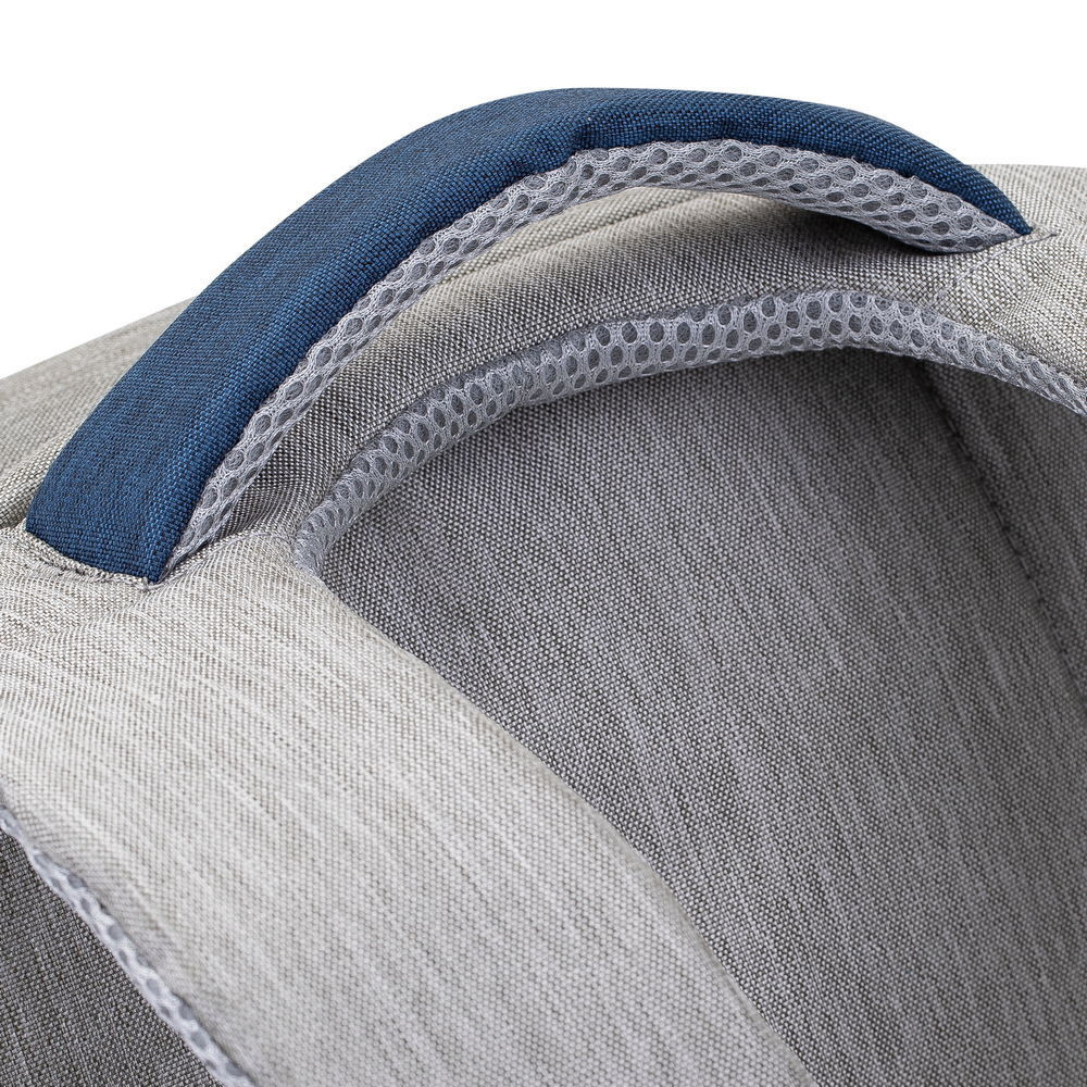 Sac à dos antivol pour pc portable 15.6" RivaCase 7562 / Gris Bleu Foncé