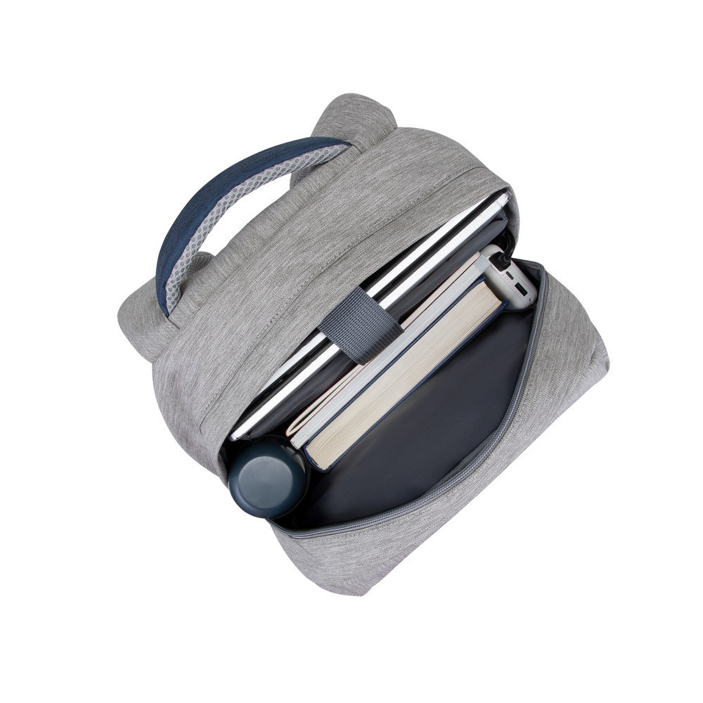Sac à dos antivol pour pc portable 15.6" RivaCase 7562 / Gris Bleu Foncé