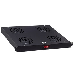 Module 19" 1U – 4 ventilateurs Avec thermostat numérique intégré