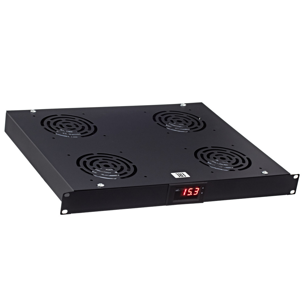 Module 19" 1U – 4 ventilateurs Avec thermostat numérique intégré