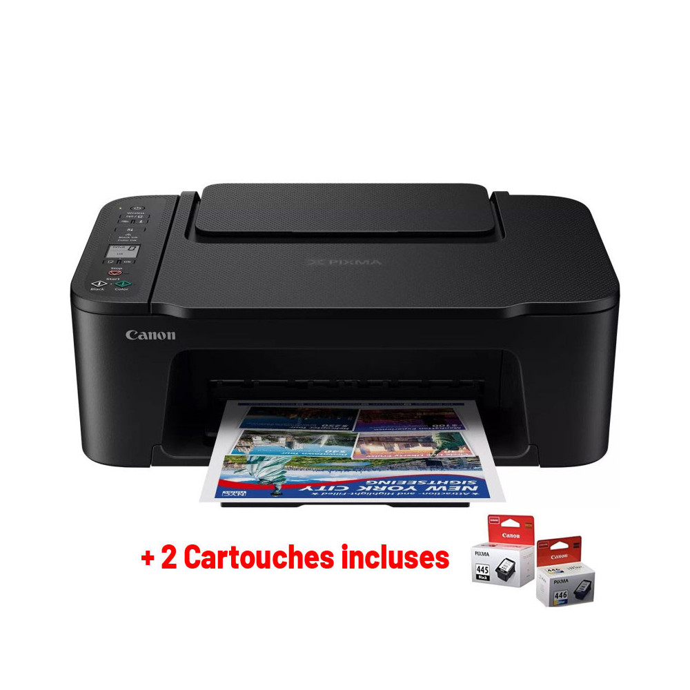 Imprimante Multifonction Jet d'encre CANON PIXMA TS3640 Couleur Wifi + 2 Cartouches incluses