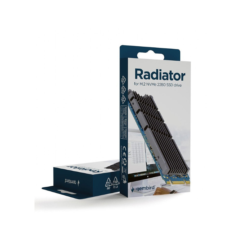 Radiateur GEMBIRD pour disque SSD M.2 NV Me 2280