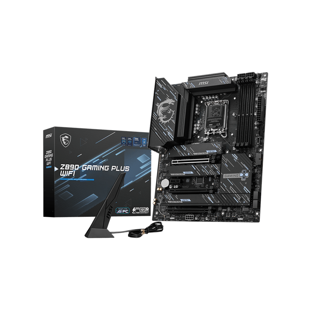 Carte Mère MSI Z890 GAMING PLUS WIFI / ATX / LGA 1851 / DDR5
