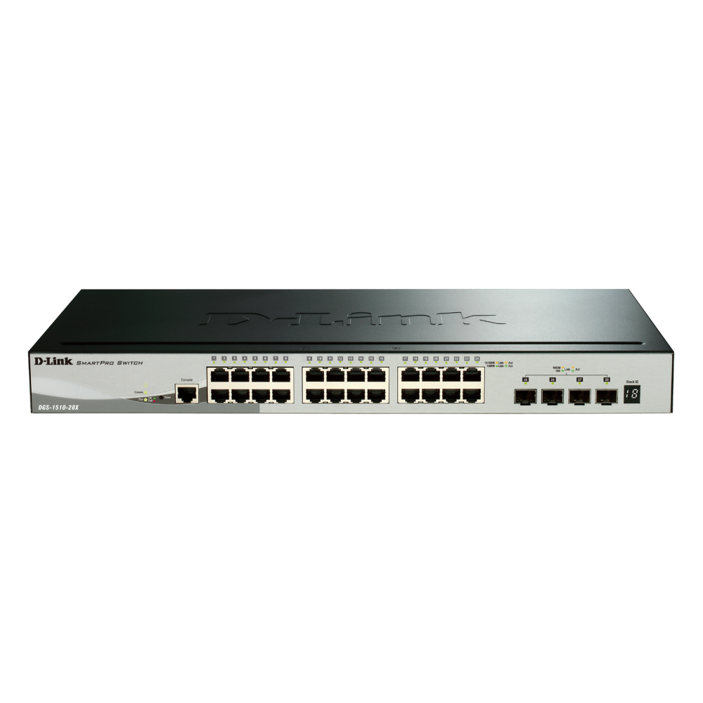 Switch D-Link 48 Ports 10/100/1000Mbps + 4 10G SFP+ ports SmartP