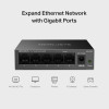 Switch De Bureau 5 Ports MERCUSYS METALLIQUE MS105G / 10/100/1000 Mbps