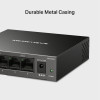 Switch De Bureau 5 Ports MERCUSYS METALLIQUE MS105G / 10/100/1000 Mbps